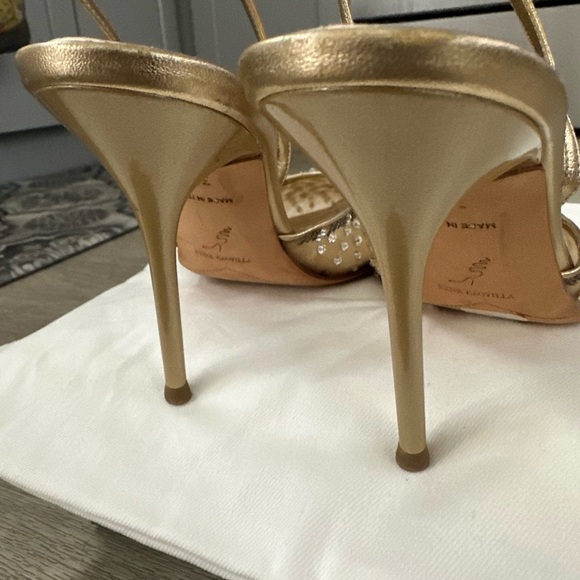 René Caovilla Cinderella Heels w crystal-embellished slingback heels - Picture 9 of 16